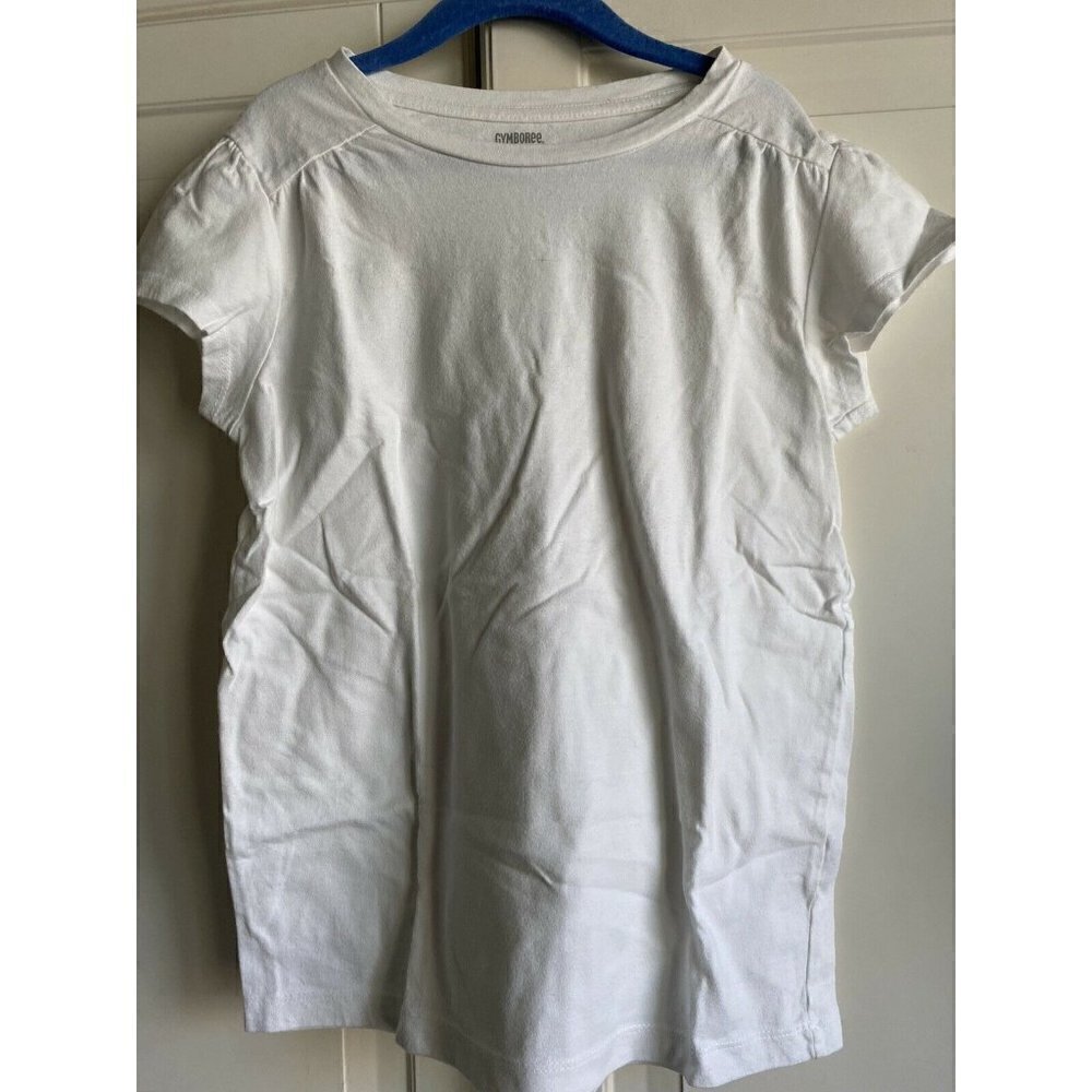 3 Gymboree White Basic Cotton Tops Girl’s 10/12